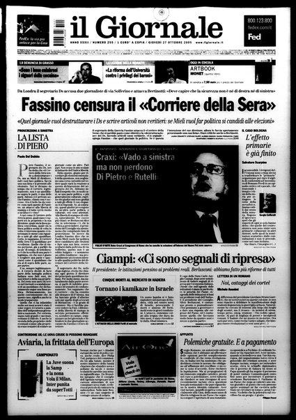 Il giornale : quotidiano del mattino